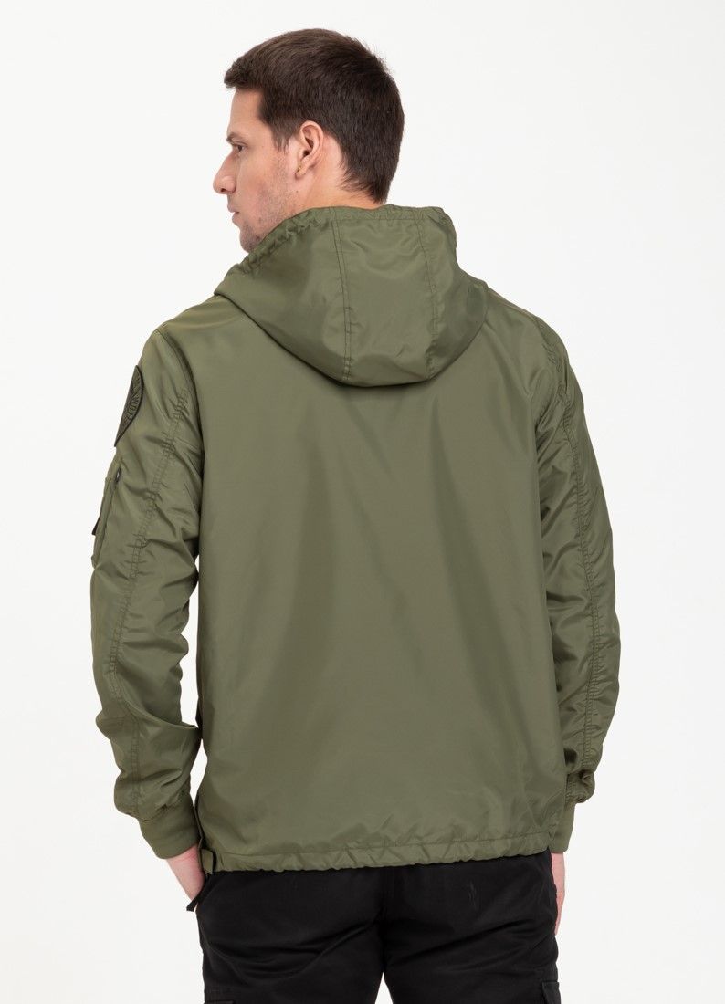 Men's Kangaroo hooded jacket Loring - Olive