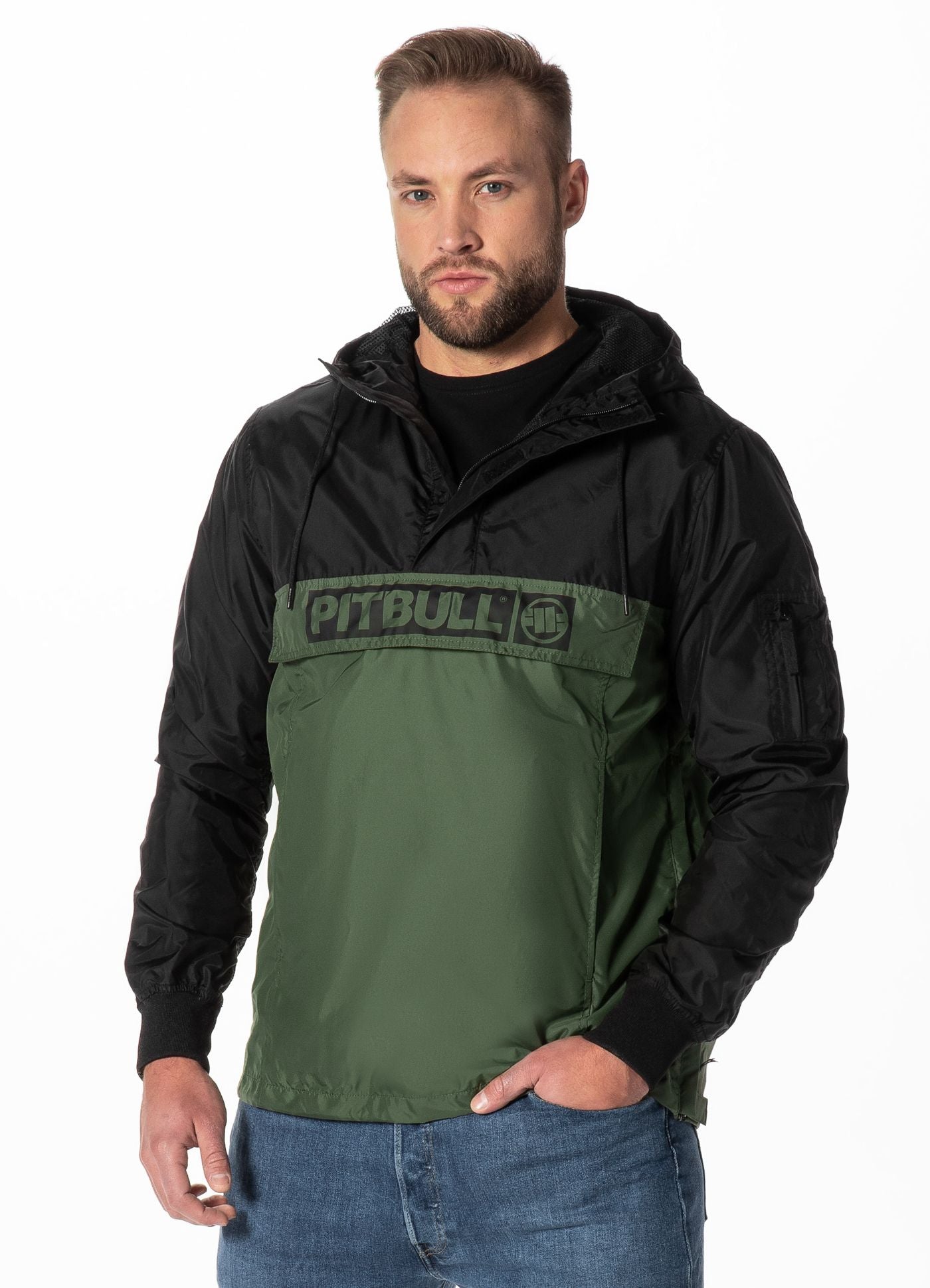 お歳暮 時期 Two-Color jacket hooded Kangaroo Loring Pitbull.eu - ジャケット・アウター