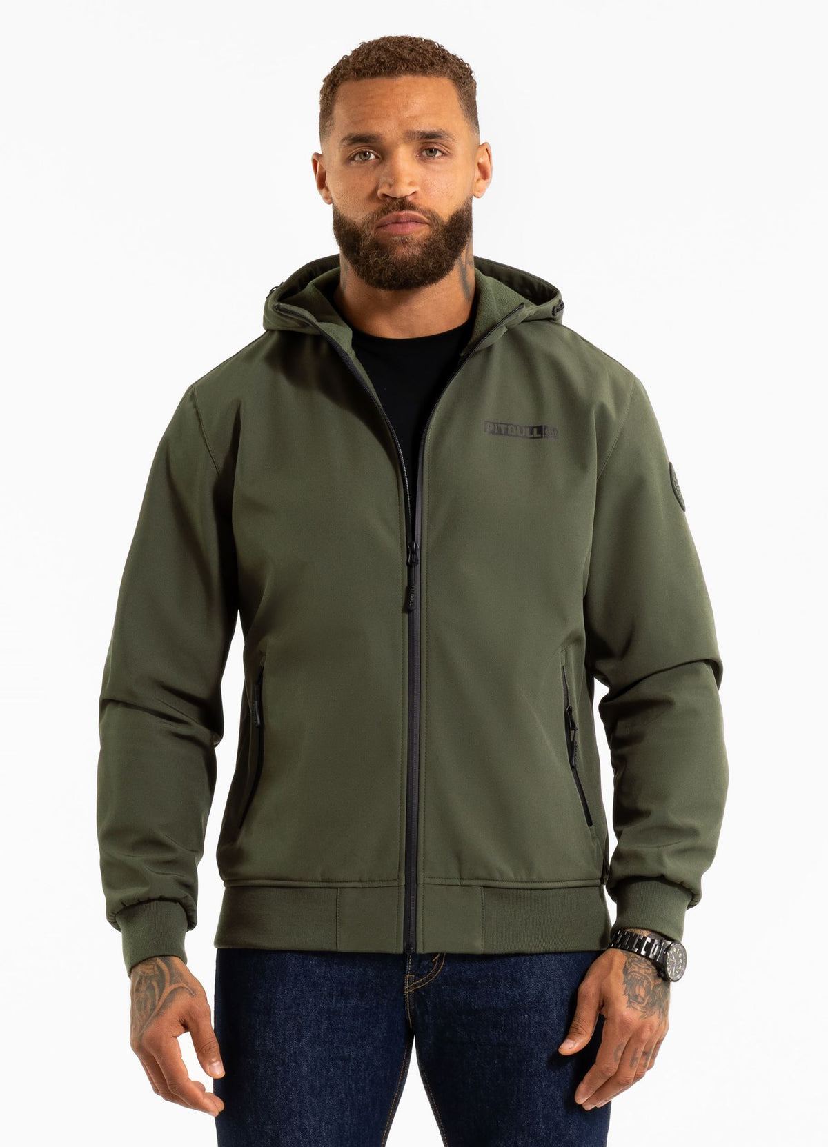 Muška Softshell jakna s kapuljačom Midway II - Olive