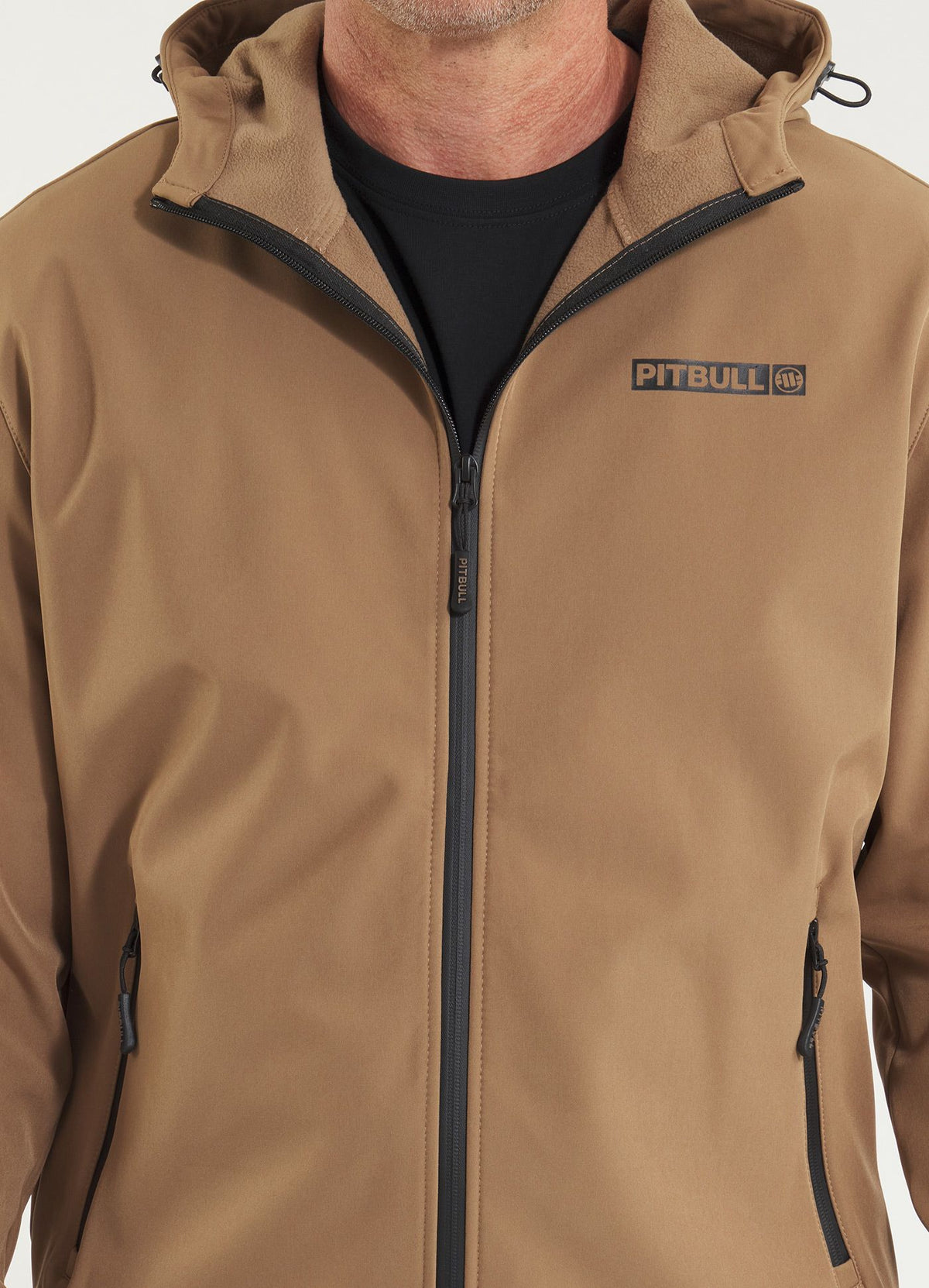 Muška Softshell jakna s kapuljačom Midway II - Coyote smeđa