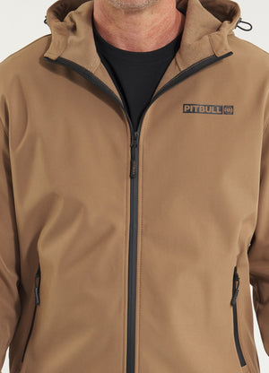 Muška Softshell jakna s kapuljačom Midway II - Coyote smeđa