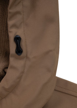 Muška Softshell jakna s kapuljačom Midway II - Coyote smeđa