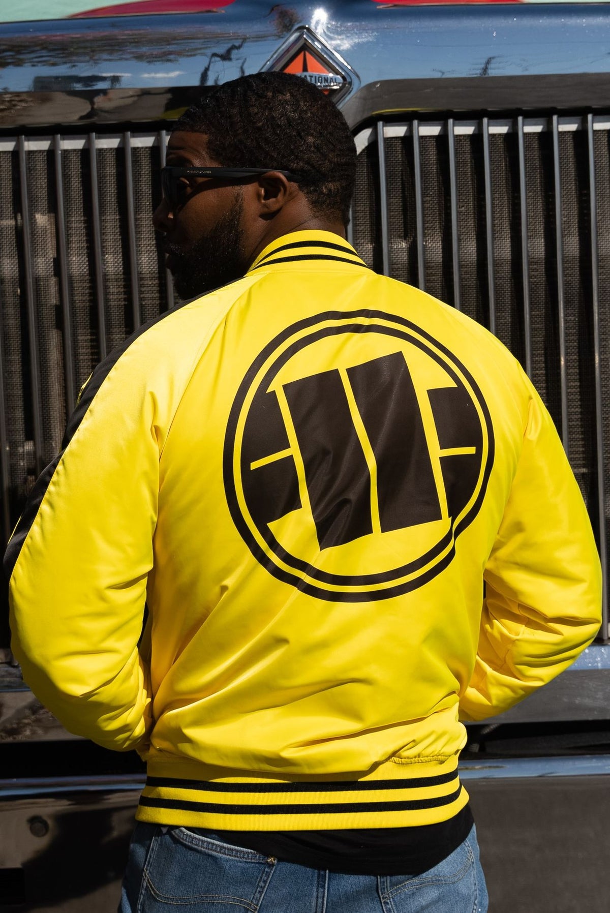 Transitional two-sided jacket Broadway Big Logo