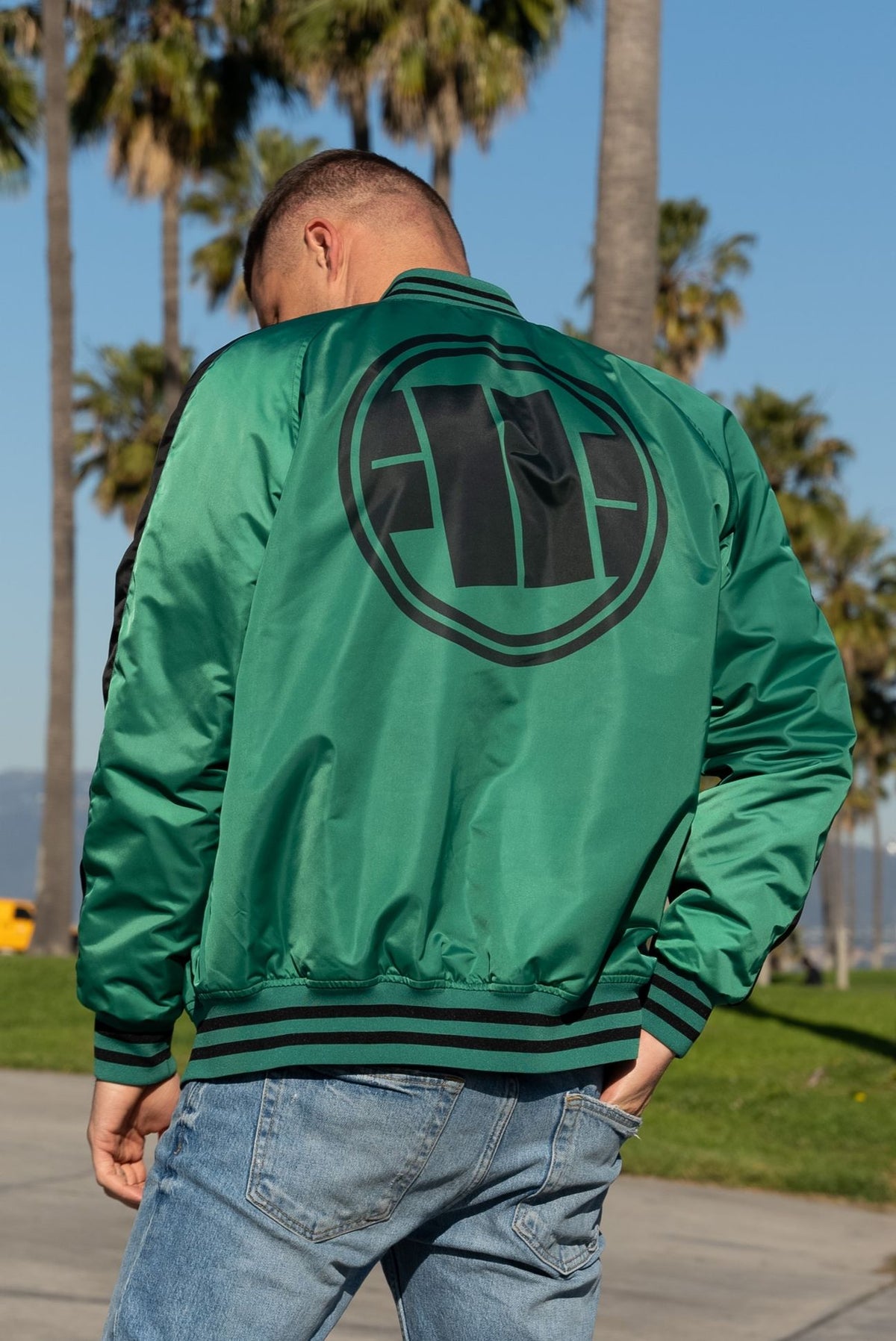 Transitional two-sided jacket Broadway Big Logo