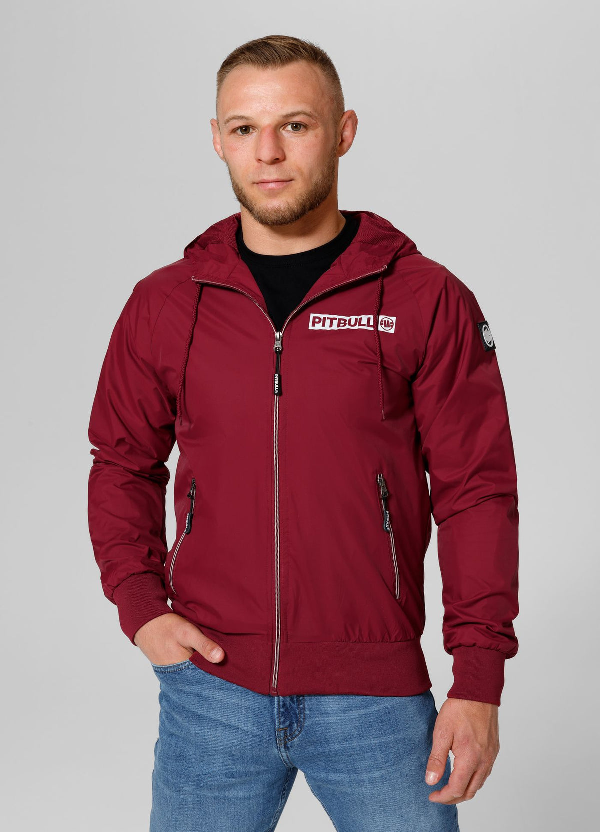 Men's hooded jacket Athletic Logo