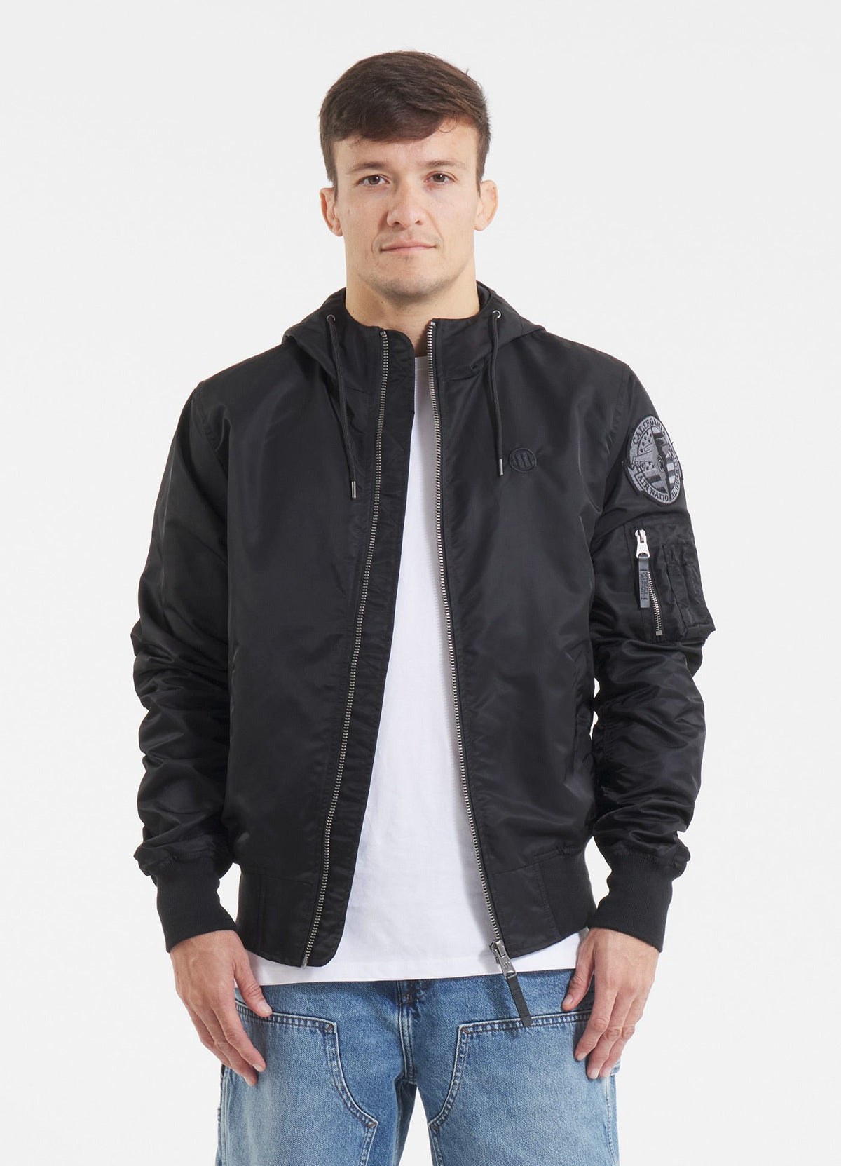 Men's hooded jacket Starwood II - Black