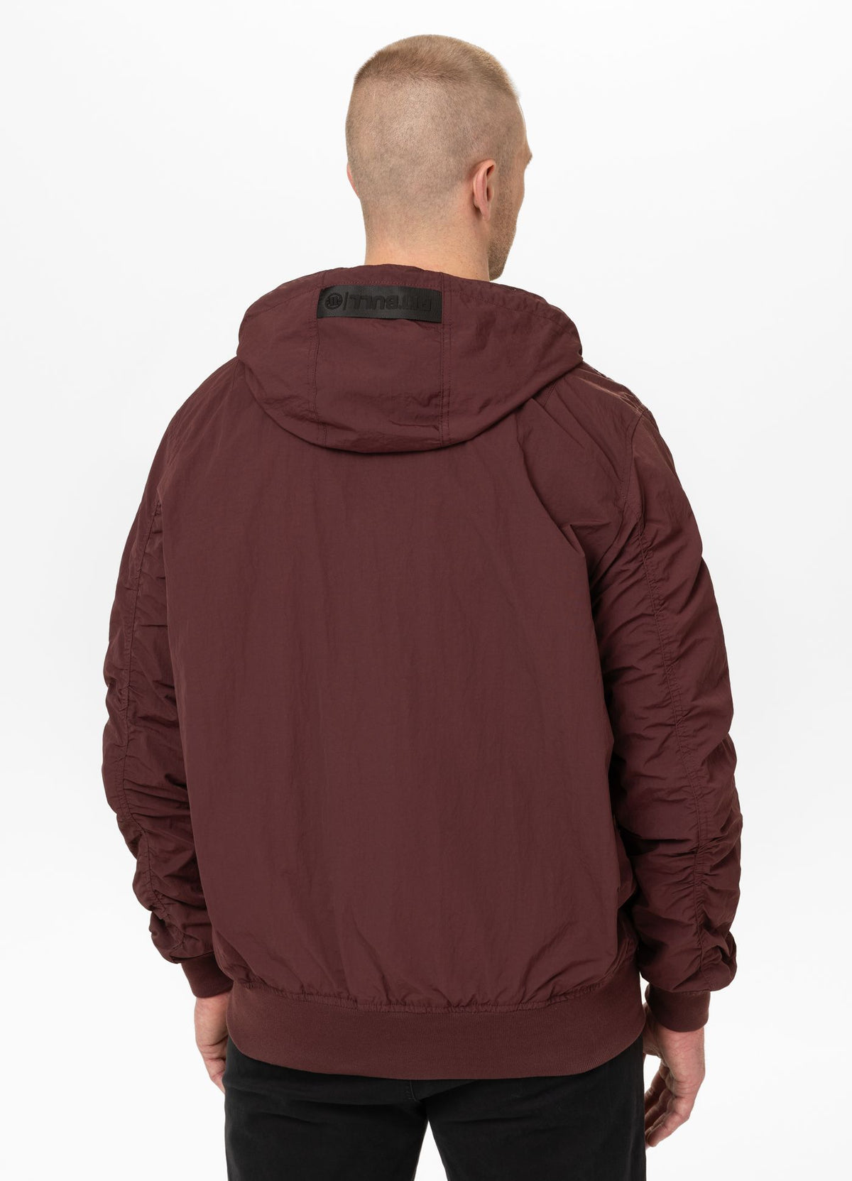 Men's hooded jacket STEIN - Burgundy