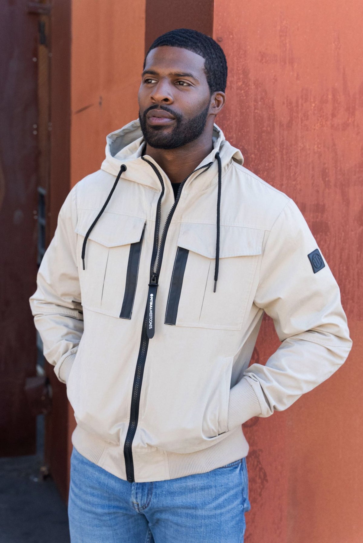 Transitional hooded jacket Arillo