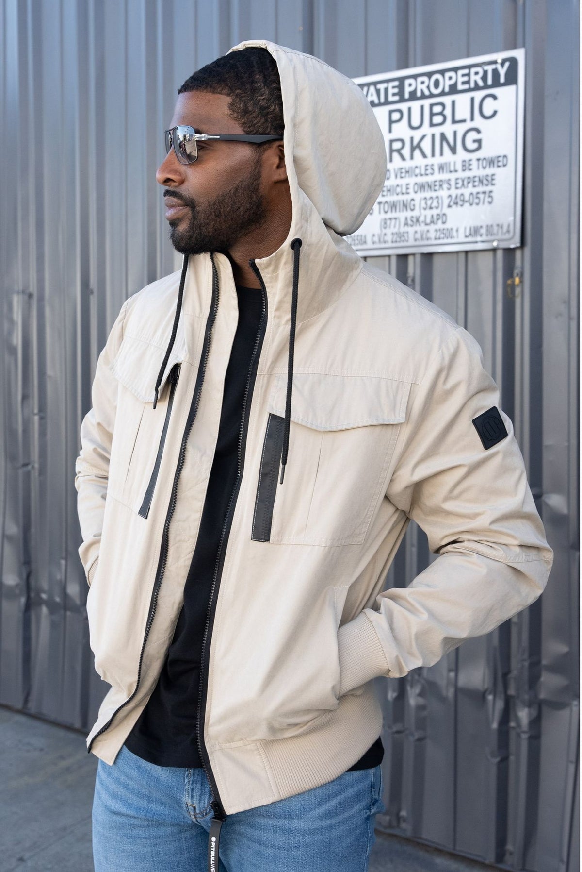 Transitional hooded jacket Arillo