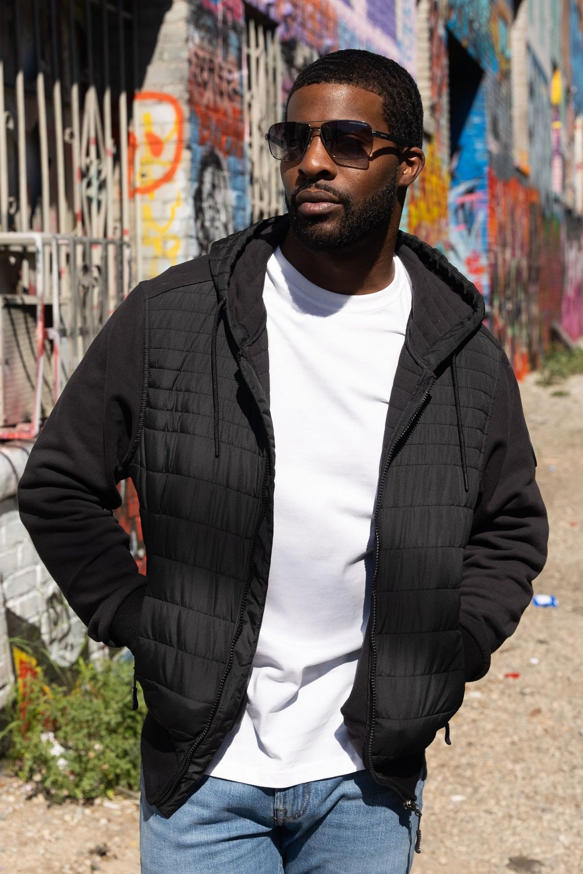 Men's transitional hooded jacket Flanders