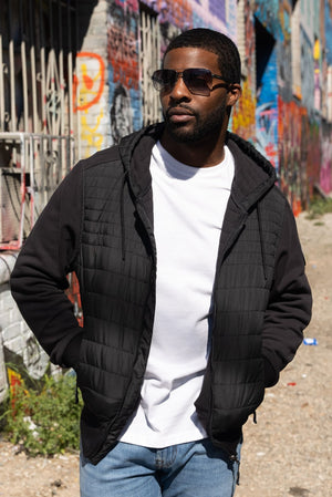 Men's transitional hooded jacket Flanders