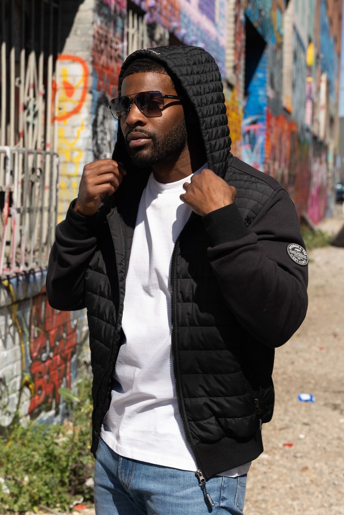 Men's transitional hooded jacket Flanders