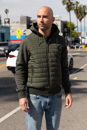 Men's transitional hooded jacket Flanders