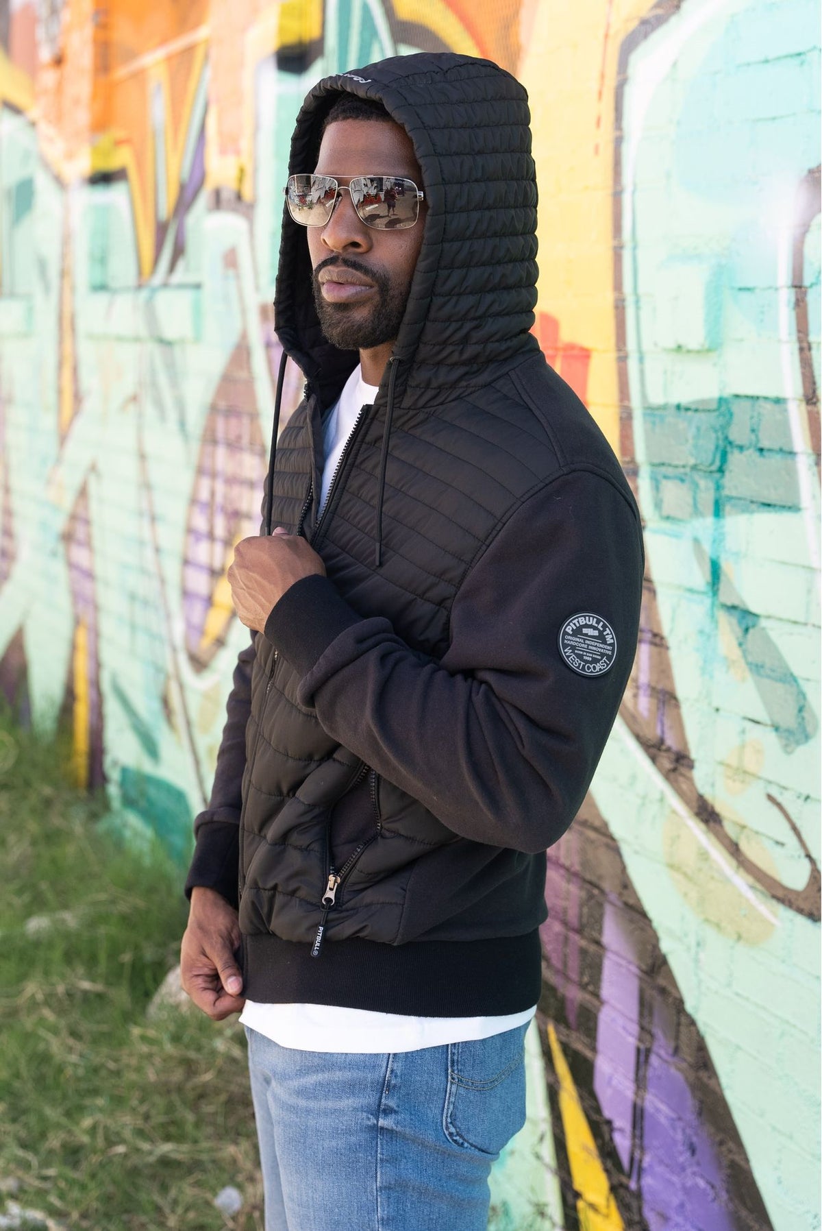 Men's transitional hooded jacket Flanders