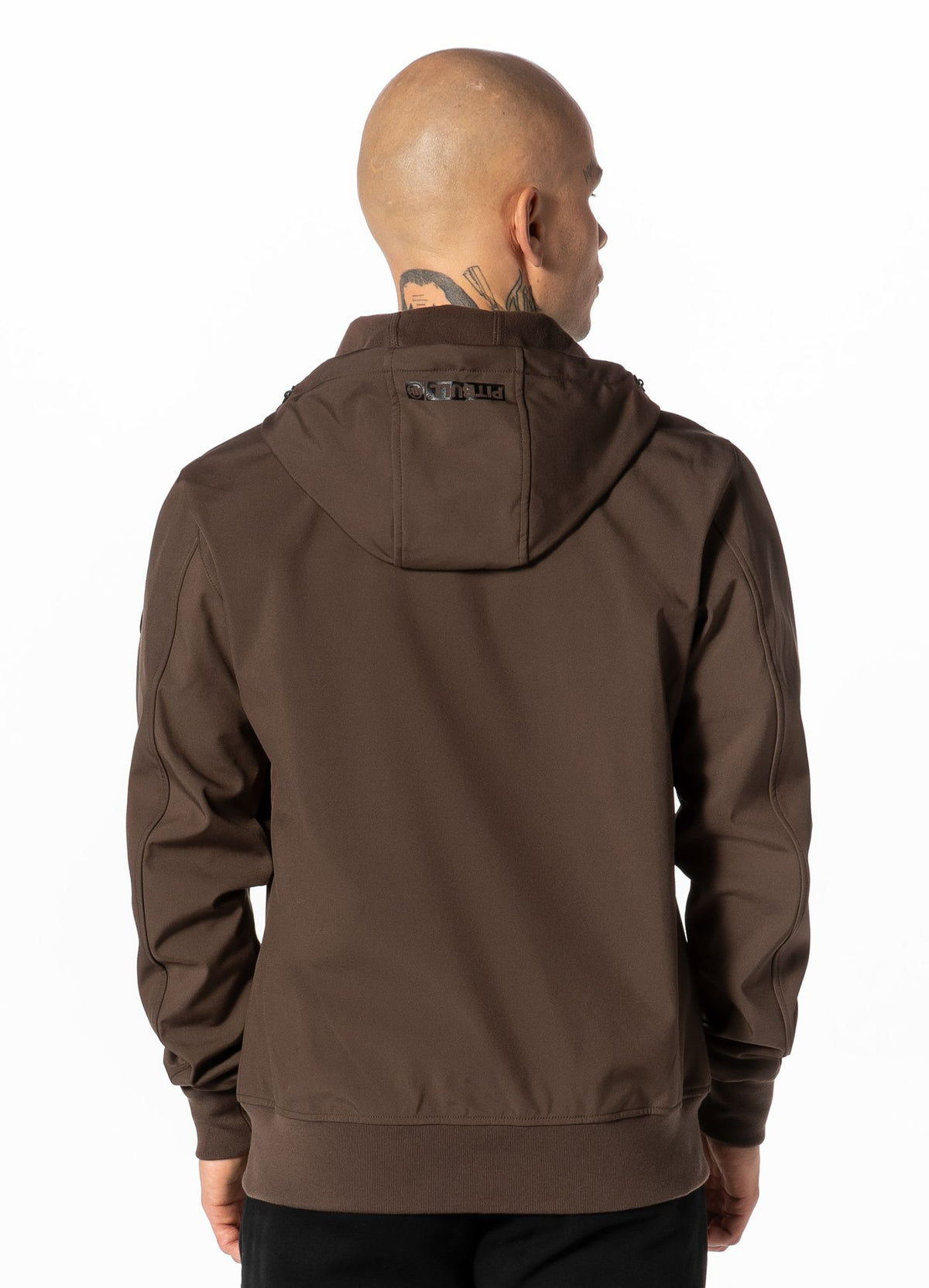 Muška Softshell jakna s kapuljačom Midway II - Tamno smeđa