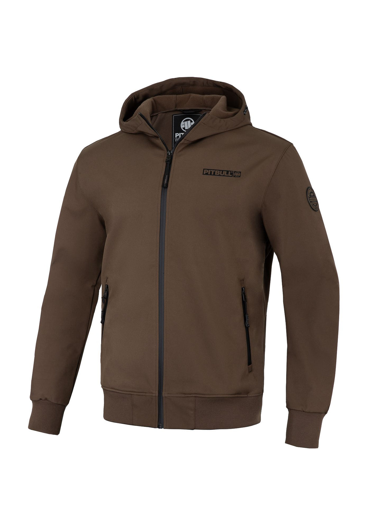 Muška Softshell jakna s kapuljačom Midway II - Tamno smeđa