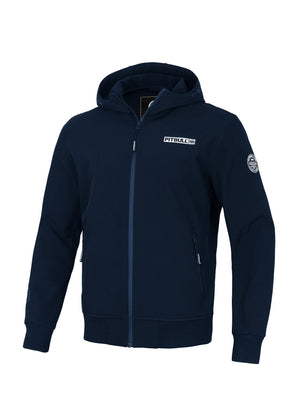 Men's hooded Softshell jacket Midway II - Navy