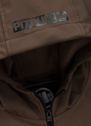 Muška Softshell jakna s kapuljačom Midway II - Tamno smeđa
