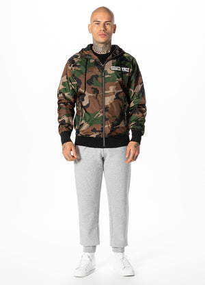 Men's hooded jacket Athletic Hilltop - Woodland Camo