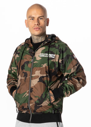 Men's hooded jacket Athletic Hilltop - Woodland Camo