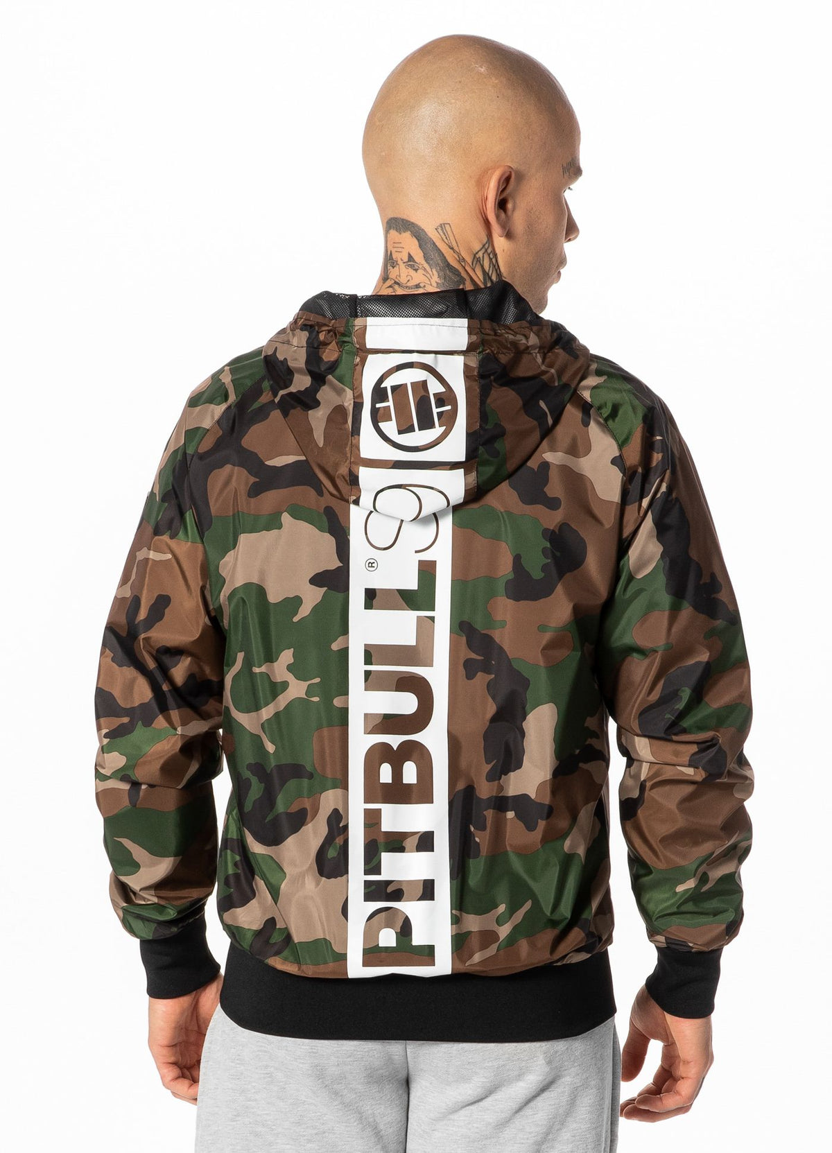 Men's hooded jacket Athletic Hilltop - Woodland Camo