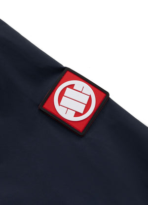 Muška jakna s kapuljačom Athletic Logo - tamnoplava