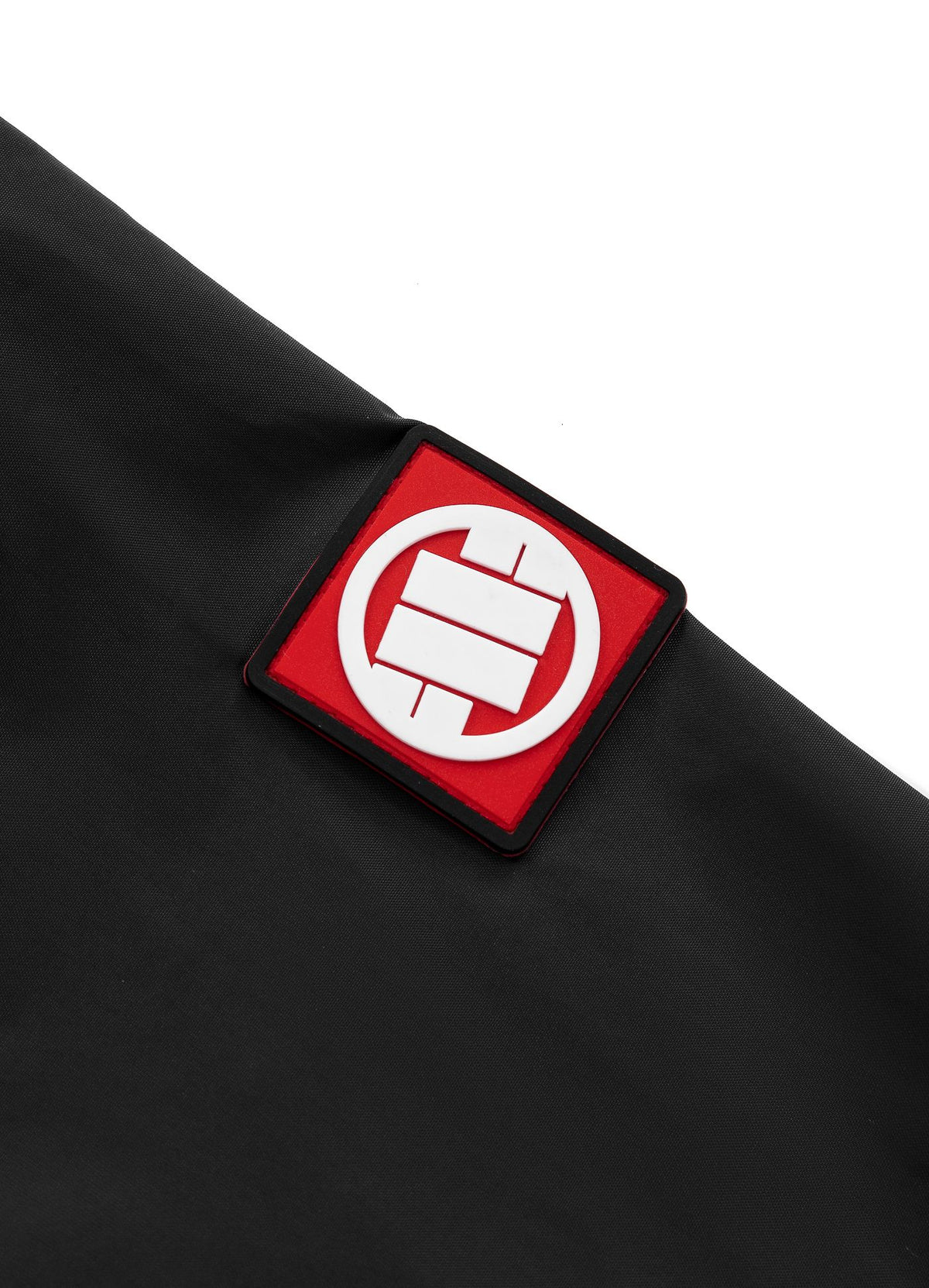 Muška jakna s kapuljačom Athletic Logo - crna
