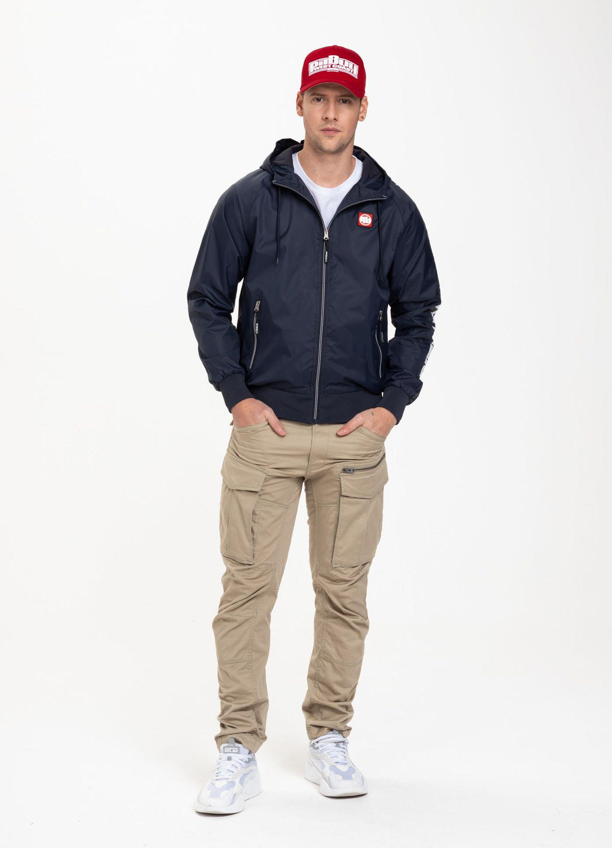 Transitional hooded jacket Athletic Sleeve