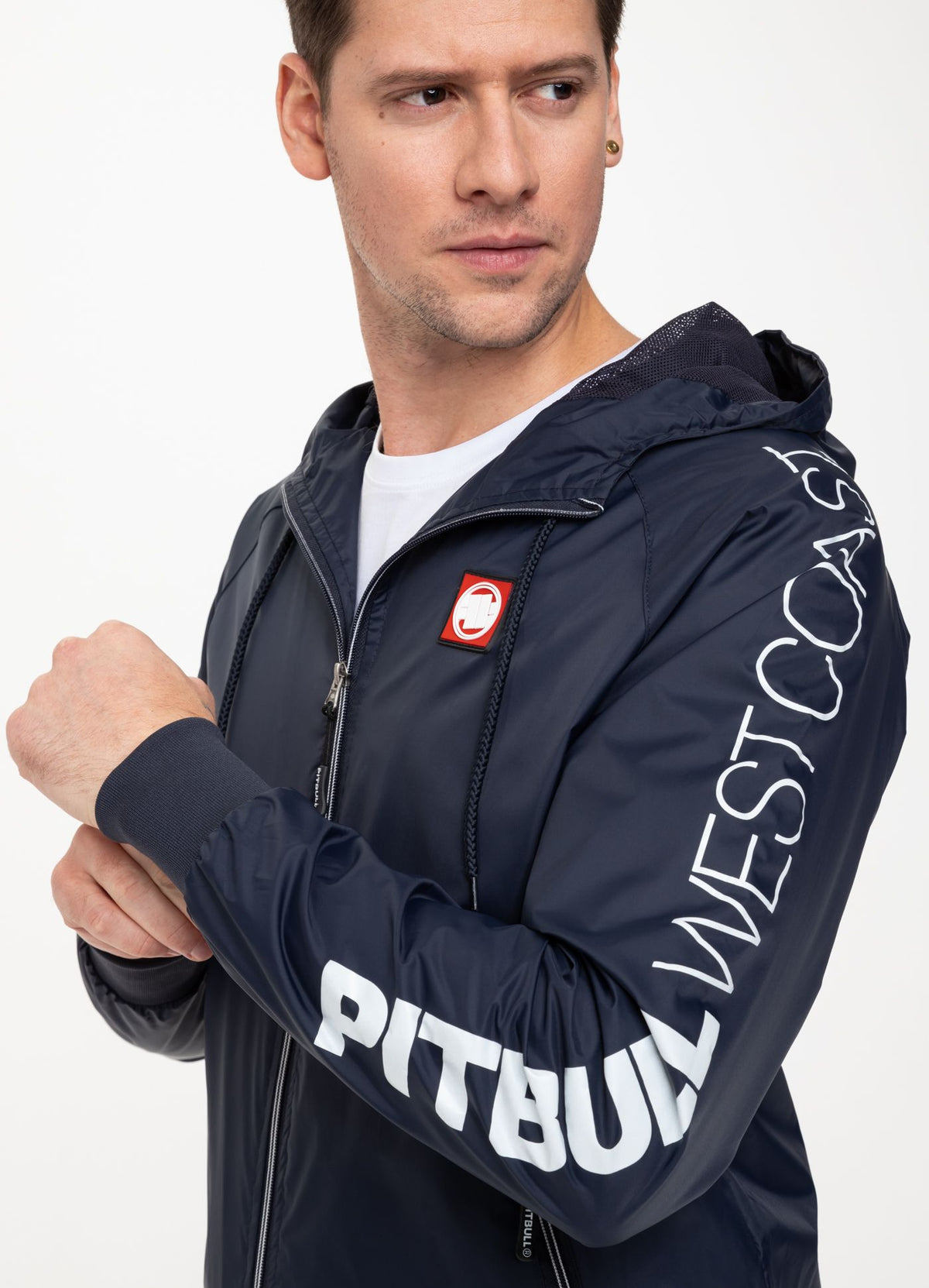 Transitional hooded jacket Athletic Sleeve
