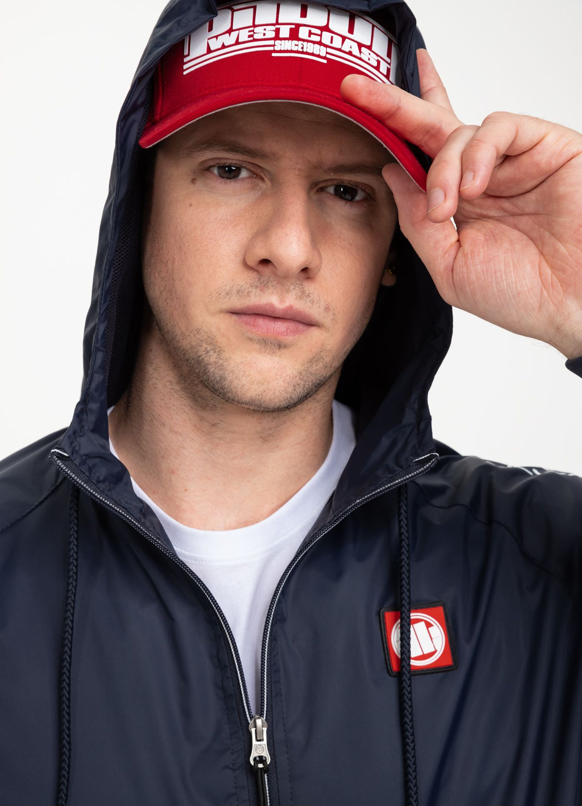 Transitional hooded jacket Athletic Sleeve