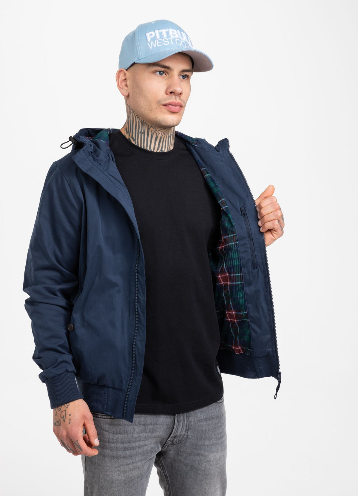 Men's transitional hooded jacket Harbison - Pitbull.eu