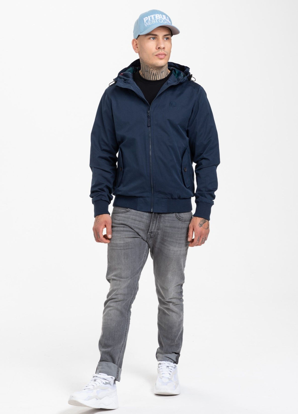Men's transitional hooded jacket Harbison - Pitbull.eu