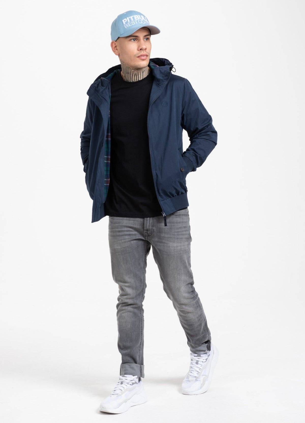 Men's transitional hooded jacket Harbison - Pitbull.eu