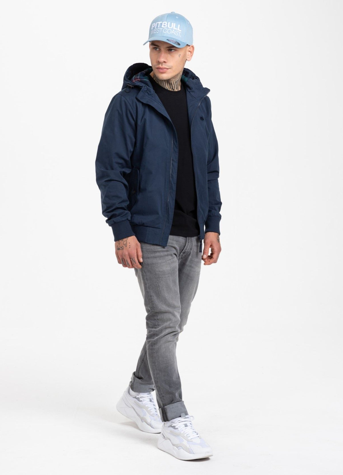 Men's transitional hooded jacket Harbison - Pitbull.eu