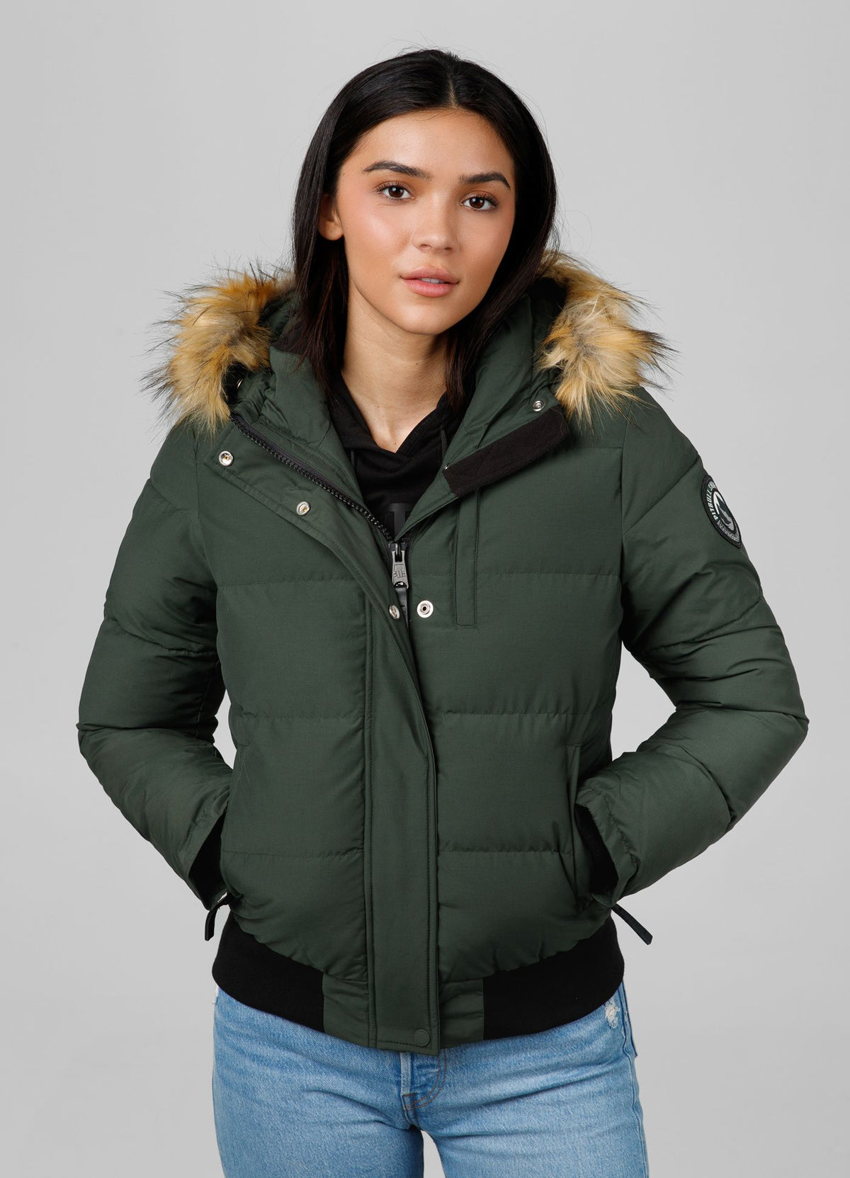 Women's winter hooded jacket Azalea