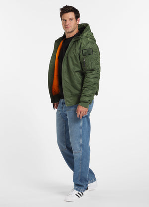 Men's winter hooded jacket Encino