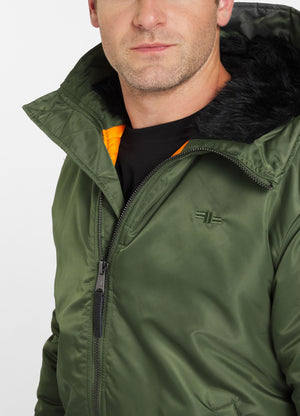 Men's winter hooded jacket Encino