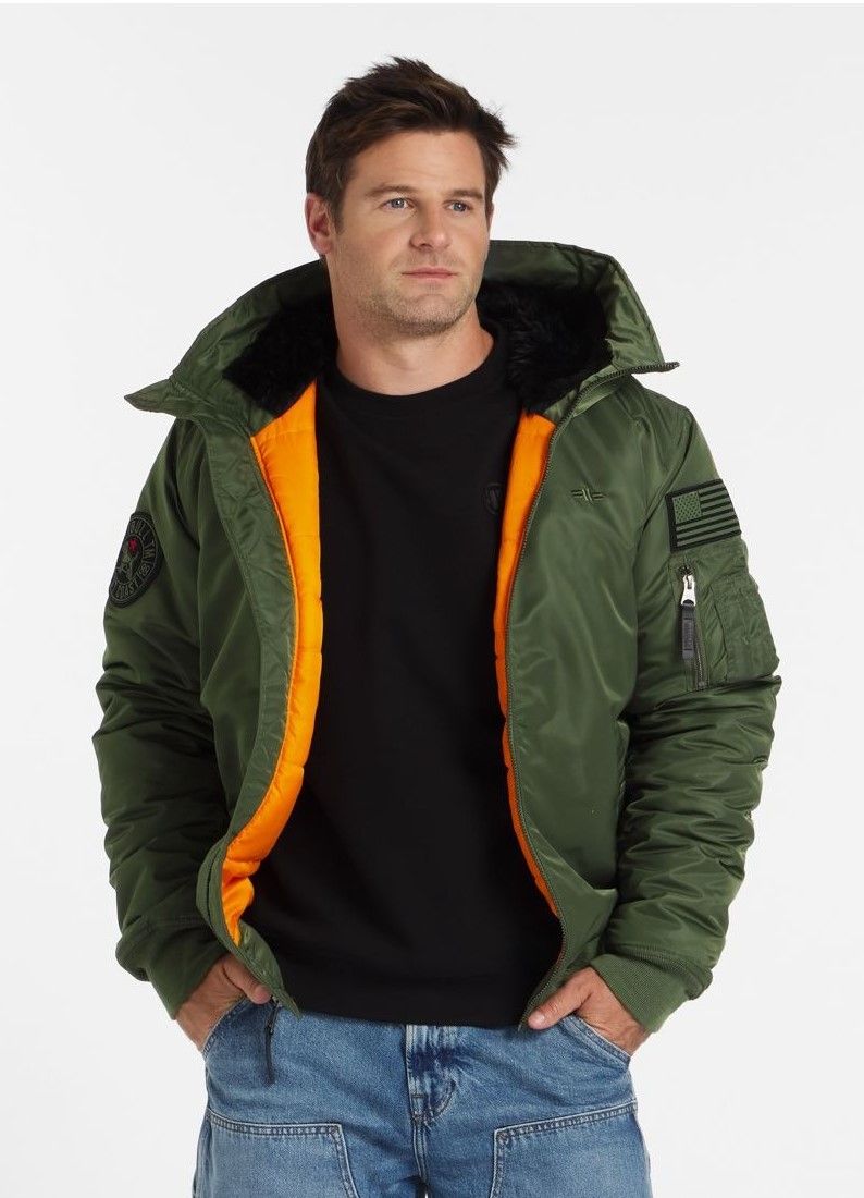 Men's winter hooded jacket Encino