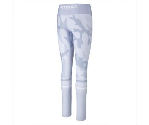 Legginsy damskie kompresyjne White Camo