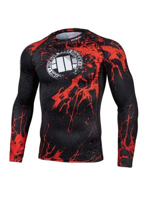 Rashguard Longsleeve Blood Dog - Pitbull.eu