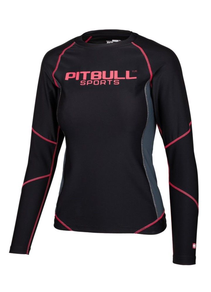 Ženski Rashguard s dugim rukavima Compression PRO PLUS Pink