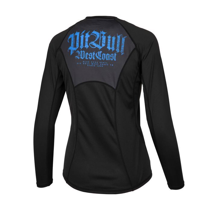 Long sleeve shirt Rashguard women's Mesh Performance Pro plus Blue Eyed Devil VI - Pitbull.eu