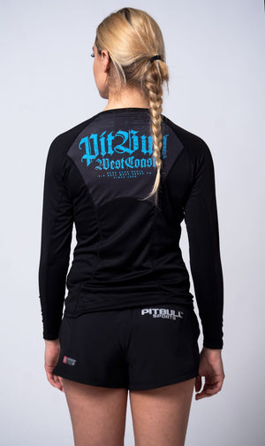 Long sleeve shirt Rashguard women's Mesh Performance Pro plus Blue Eyed Devil VI - Pitbull.eu