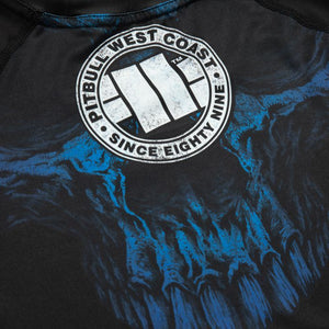 Longsleeve Rashguard Mesh Performance Pro plus Blue Skull