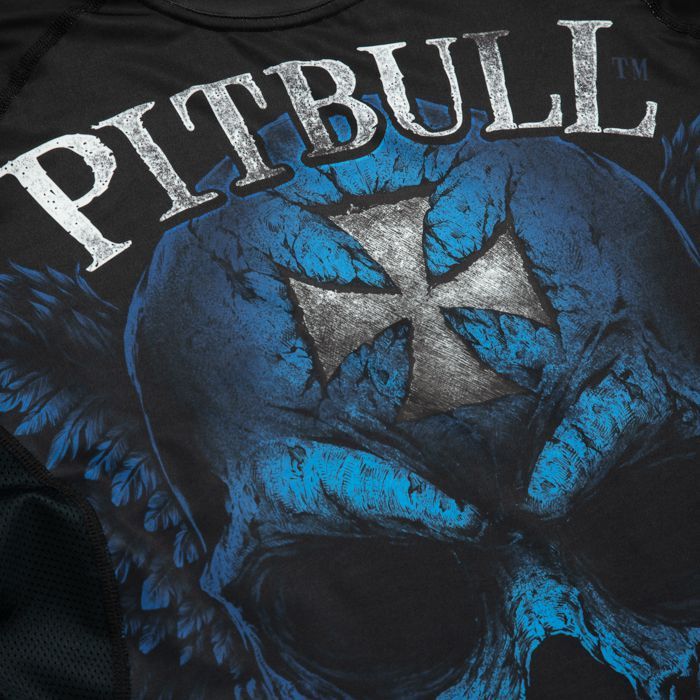 Longsleeve Rashguard Mesh Performance Pro plus Blue Skull