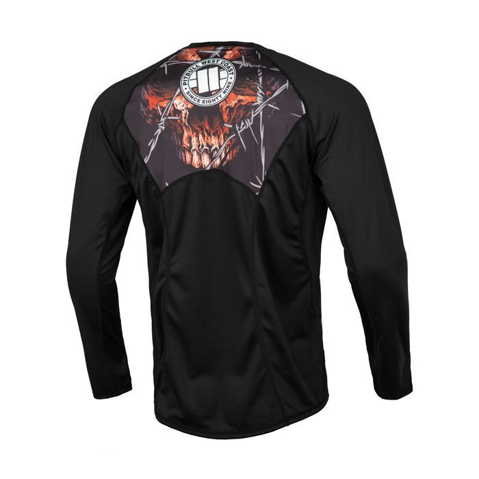 Long sleeve shirt Rashguard Mesh Performance Pro plus Wired Skull