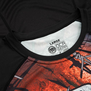 Long sleeve shirt Rashguard Mesh Performance Pro plus Wired Skull