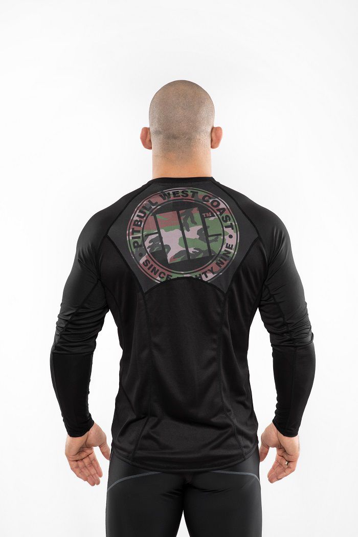 Long sleeve shirt Rashguard Mesh Performance Pro plus Woodland Logo