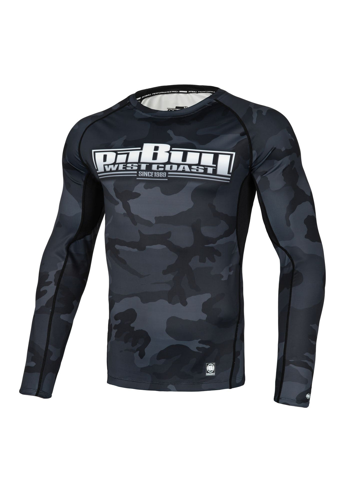 Longsleeve Rashguard Performance Pro plus All Black Camo Boxing