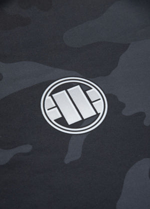 Longsleeve Rashguard Performance Pro plus All Black Camo Small Logo